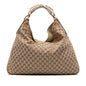 Gucci Large GG Canvas Horsebit Hobo