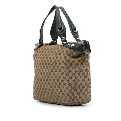 Gucci Large GG Canvas Icon Bit Satchel