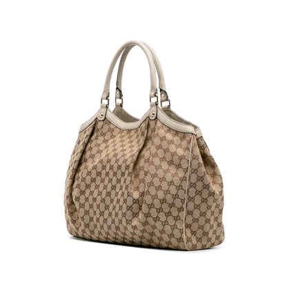 Gucci Large GG Canvas Sukey Tote