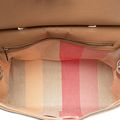 Gucci Large Leather Bamboo Daily Satchel