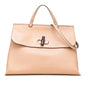 Gucci Large Leather Bamboo Daily Satchel