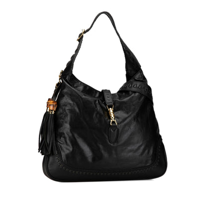 Gucci Large Leather New Jackie Satchel (SHG-IPKUWc)