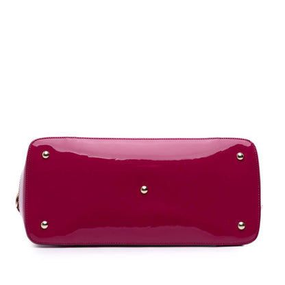 Gucci Large Microguccissima Patent Nice Dome Satchel