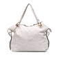 Gucci Large Pebbled Calfskin Bamboo Bar Tassel Tote