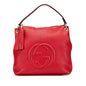 Gucci Large Pebbled Calfskin Soho Convertible Hobo