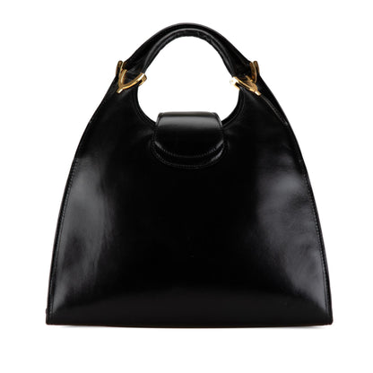 Gucci Leather 1973 Stirrup Handbag (SHG-Jxcegh)