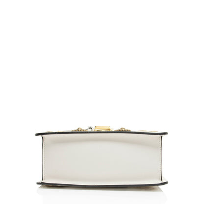 Gucci Leather Animal Studs Sylvie Mini Satchel