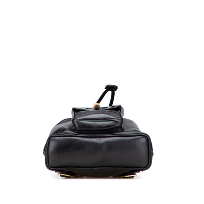 Gucci Leather Bamboo Backpack