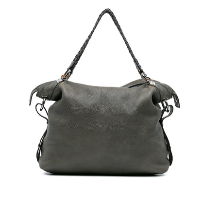 Gucci Leather Bamboo Bar Tote (SHG-JuxF7a)