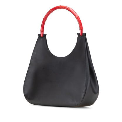 Gucci Leather Bamboo Handbag