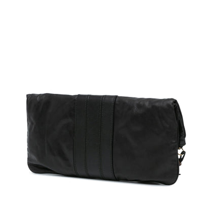 Gucci Leather Bamboo Lucy Fold Over Clutch (SHG-ithHFj)