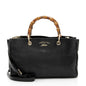 Gucci Leather Bamboo Medium Shopper Tote