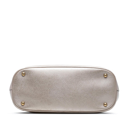 Gucci Leather Bright Bit Satchel