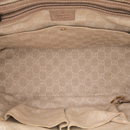 Gucci Leather Bright Bit Satchel