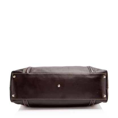 Gucci Leather Britt Medium Tote