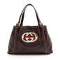 Gucci Leather Britt Medium Tote