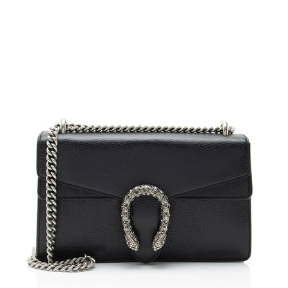 Gucci Leather Crystal Dionysus Medium Shoulder Bag