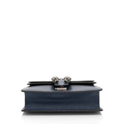 Gucci Leather Crystal Dionysus Small Shoulder Bag