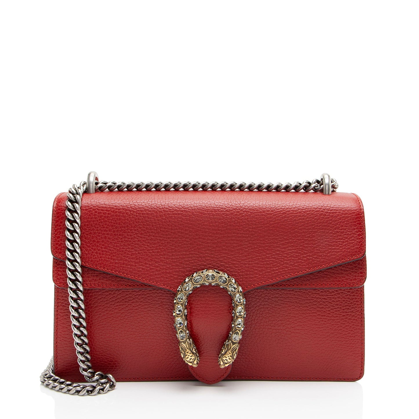 Gucci Leather Crystal Dionysus Medium Shoulder Bag