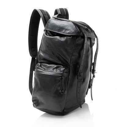 Gucci Leather Double G Backpack