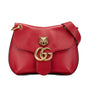 Gucci Leather GG Marmont Animalier Crossbody