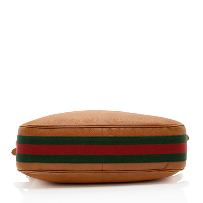 Gucci Leather Web Heritage Messenger Bag (SHF-8X47Lj)