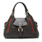 Gucci Leather Heritage Web Buckle Medium Satchel