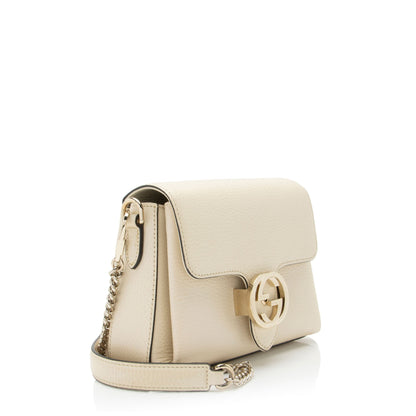Gucci Leather Interlocking G Small Crossbody (SHF-whyp8a)