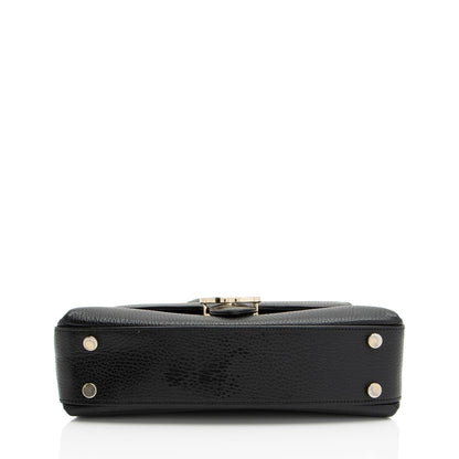 Gucci Leather Interlocking G Small Top Handle (SHF-WY9c47)