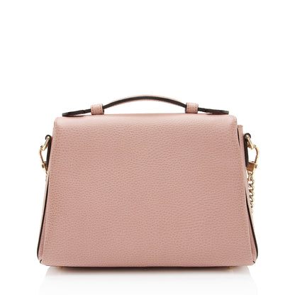 Gucci Leather Interlocking G Small Top Handle (SHF-WEVYEv)