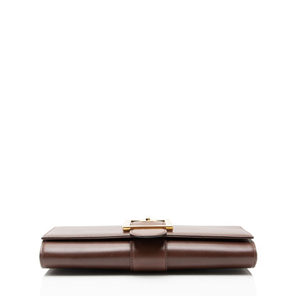 Gucci Leather Buckle Clutch