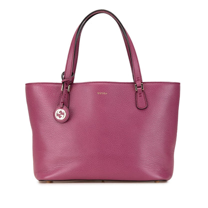 Gucci Leather Dollar Tote (SHG-fF2zug)