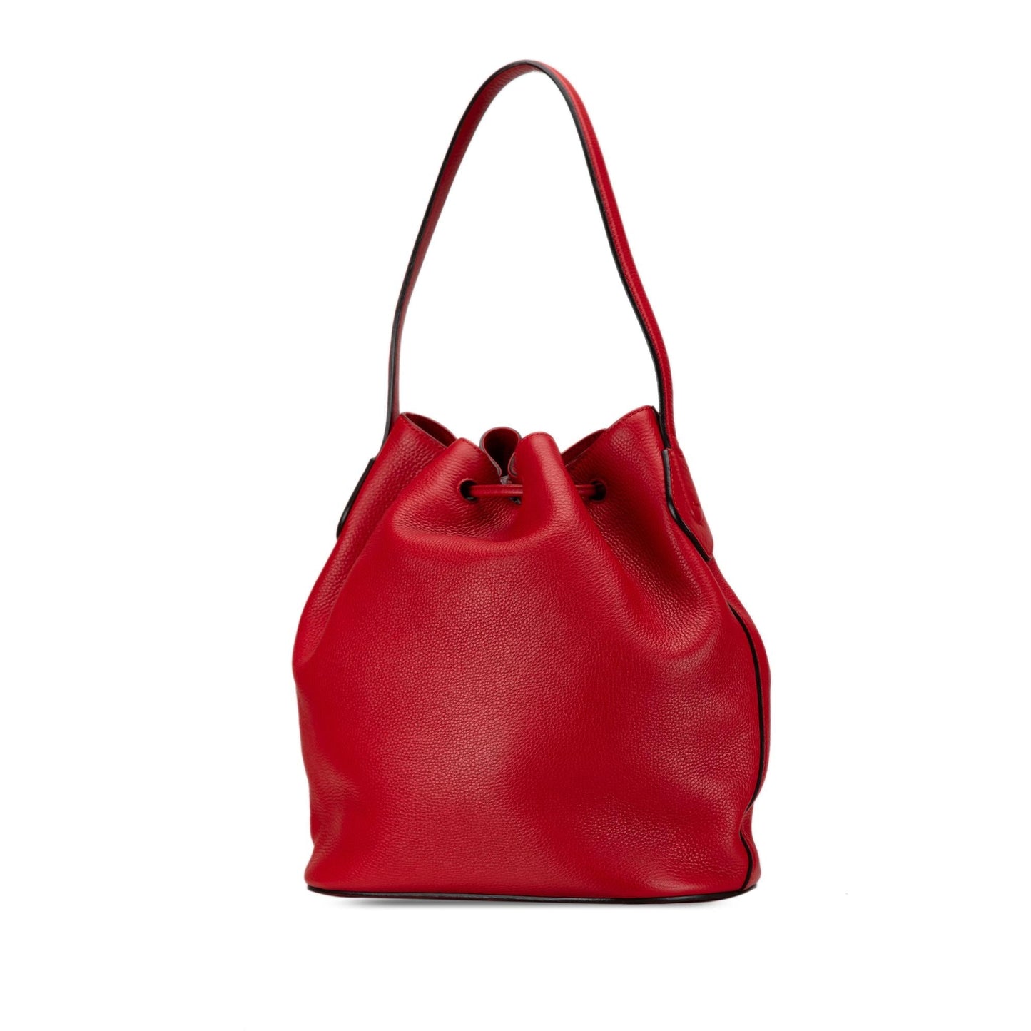 Gucci Leather Tassel Bucket Bag (SHG-uZdZdK)