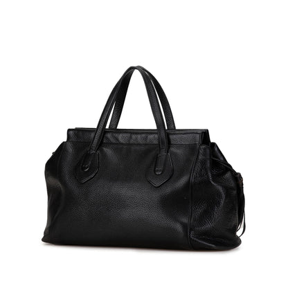 Gucci Leather Tassel Top Handle Bag (SHG-D4URO6)