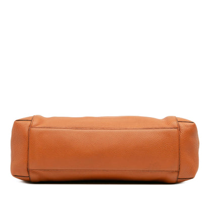 Gucci Leather Tassel Top Handle Bag