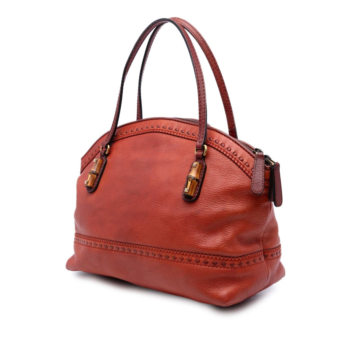 Gucci Leather Laidback Crafty Handbag