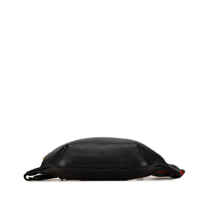Gucci Leather Logo Belt Bag (SHG-kNsWmz)