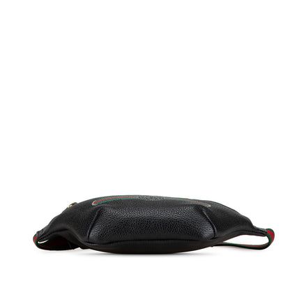 Gucci Leather Logo Belt Bag (SHG-CAi1Uq)