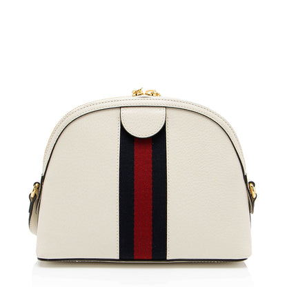 Gucci Leather Ophidia Dome Small Shoulder Bag