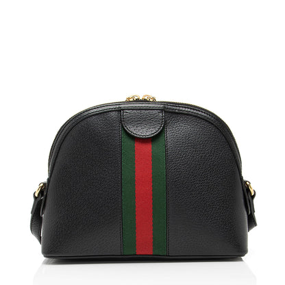 Gucci Leather Ophidia Dome Small Shoulder Bag