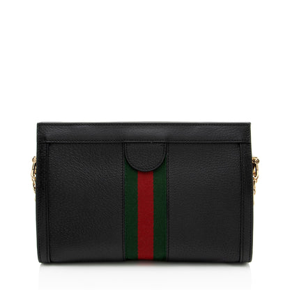 Gucci Leather Ophidia Medium Chain Shoulder Bag