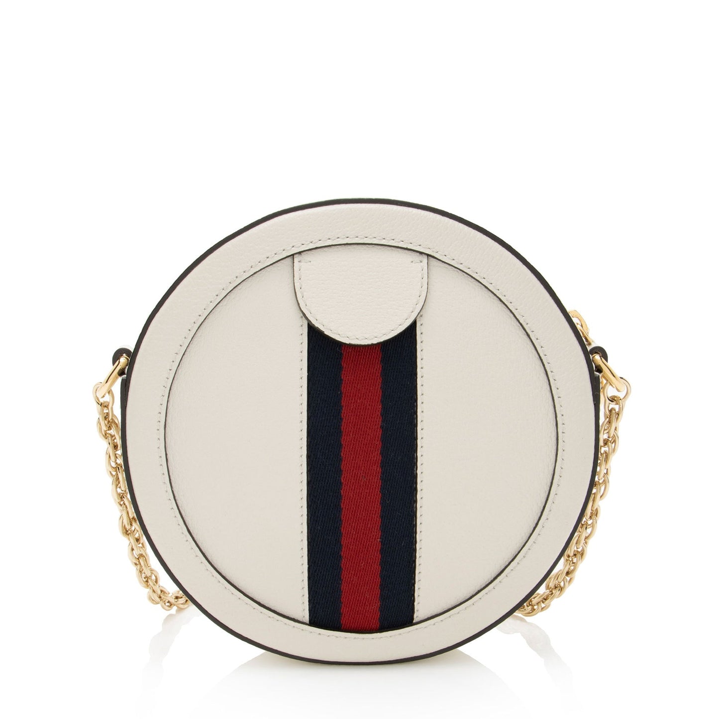 Gucci Leather Ophidia Round Mini Shoulder Bag