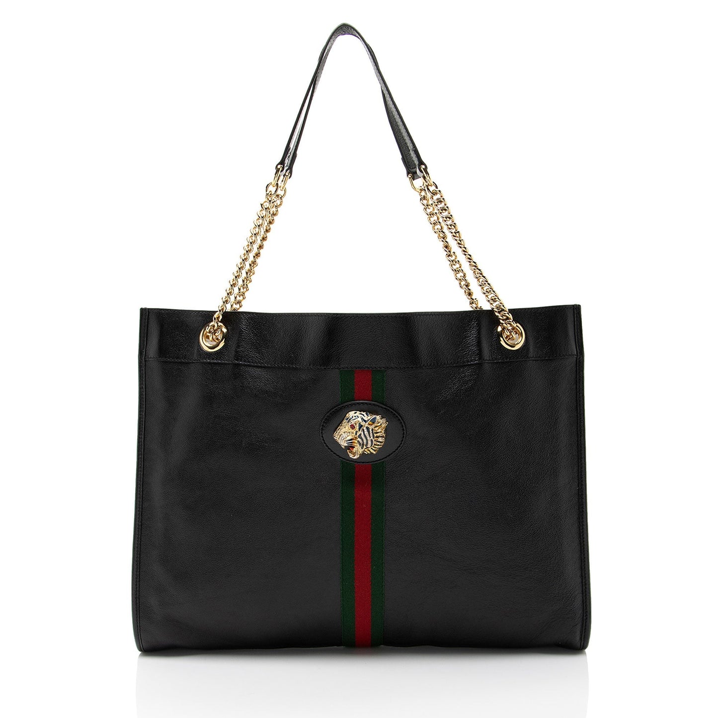 Gucci Leather Rajah Large Tote