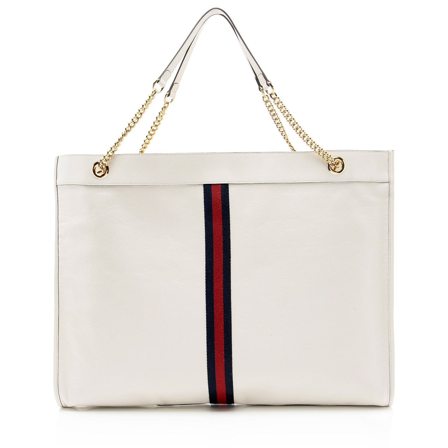 Gucci Leather Rajah Maxi Tote (SHF-rKkXgP)