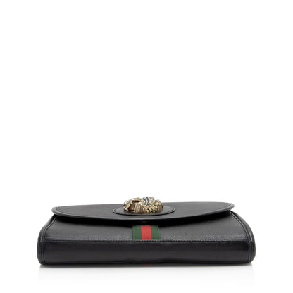 Gucci Leather Rajah Small Shoulder Bag (SHF-T9JpnW)