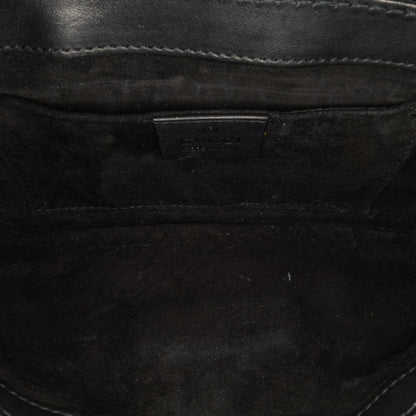 Gucci Leather Snaffle Bit Chain Shoulder Bag (SHG-wpK4Mh)