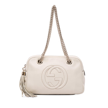 Gucci Leather Soho Chain Zip Shoulder Bag
