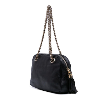 Gucci Leather Soho Chain Zip Shoulder Bag
