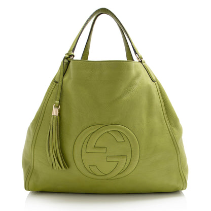 Gucci Leather Soho Large Tote (SHF-sq29o5)
