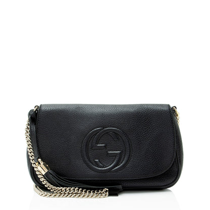 Gucci Leather Soho Medium Flap Bag